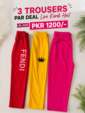 Buy 3 Summer Trousers Deal (Summer collection)