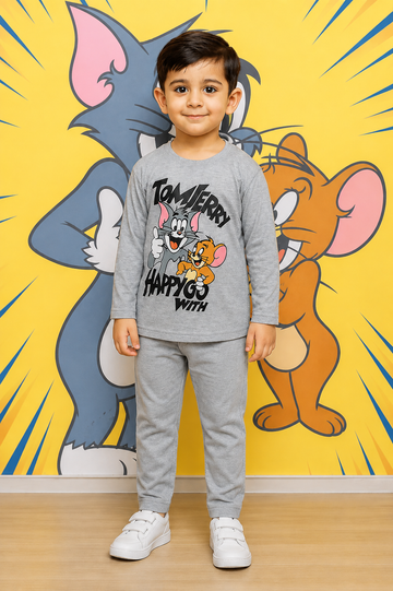 Tom & Jerry Beige Tracksuit