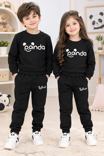 Uni Imported Panda design Winter Tracksuit  (1-12 Y)