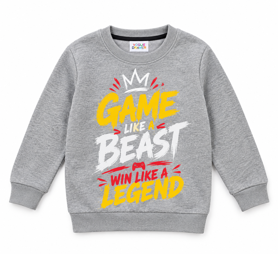 Uni Premium Game design Winter Tracksuit GRY-BL (1-12 Y)