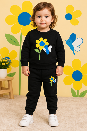 Sunflower Black Fleece imported Tracksuit