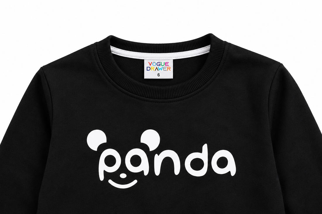 Uni Imported Panda design Winter Tracksuit  (1-12 Y)
