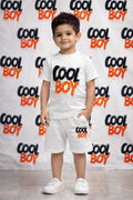 Cool Boy summer Co-ords (Nikkar suit) White