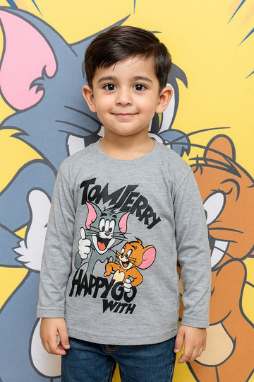 Tom & Jerry Beige Shirts