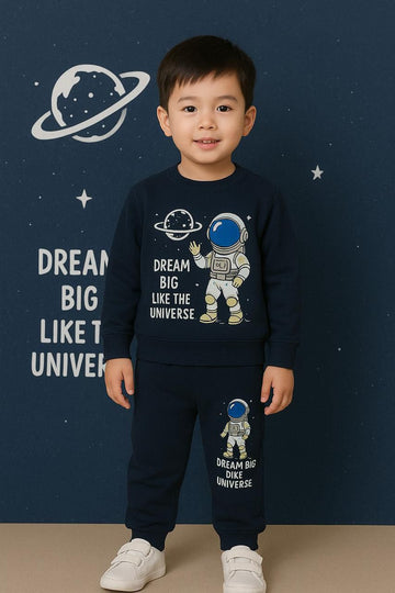 Astronaut Design Dark Grey Winter Tracksuit