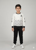 LV White & Black Tracksuit winter