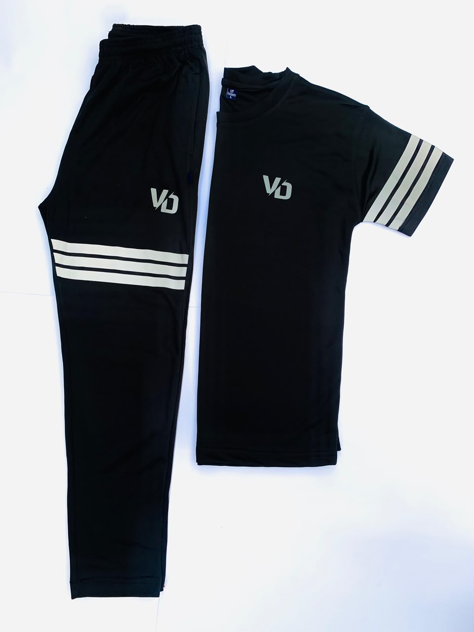 VD Signature 3 strips Tracksuit 1-13 Y Black