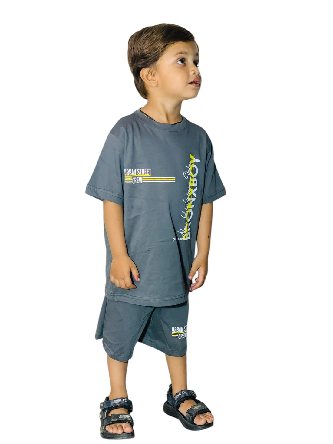Boys summer Co-ords set 1-10 Y Green