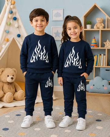 Fire Design Winter Tracksuit (1-10 Y) NAVY