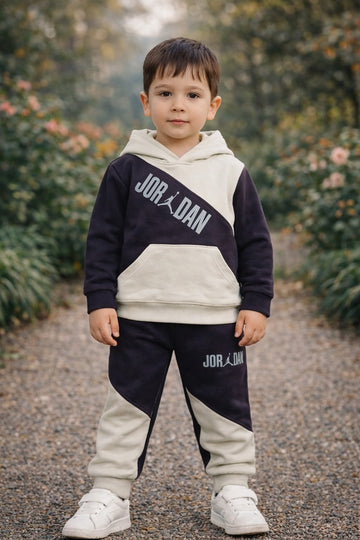 Imported JJ Hoodie Tracksuit 1-14 Y CRM-NVY