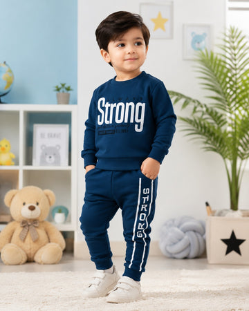 Strong Fleece winter tracksuit GREEN