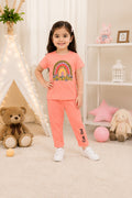 Mama Girls Fashion Summer Suits 1-12 Y Pink