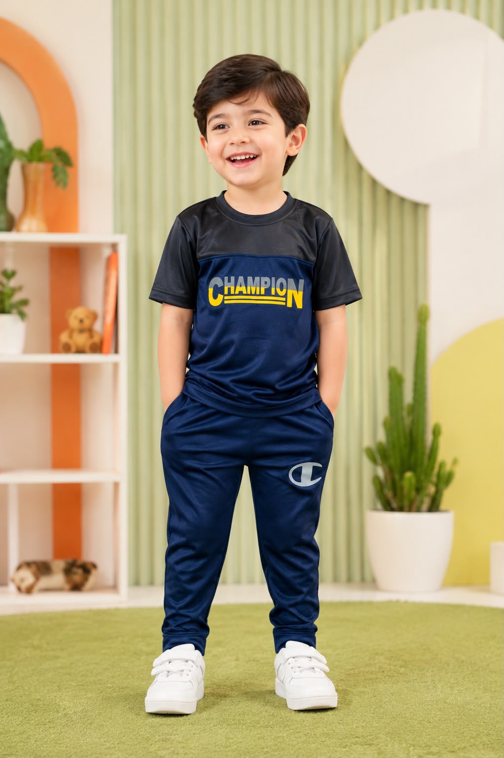 Champion Tracksuit Gray-Blue
