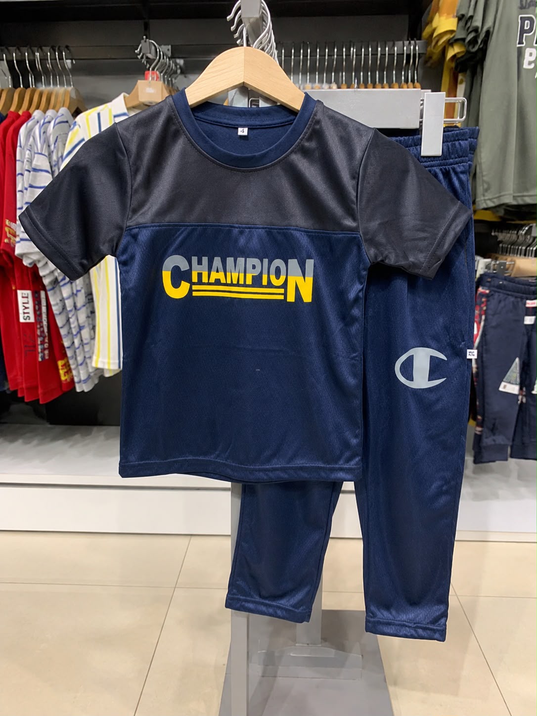 Champion Tracksuit Gray-Blue
