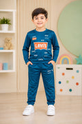 LEVIIS Summer Tracksuit full sleeves 1-12 Y Zinc