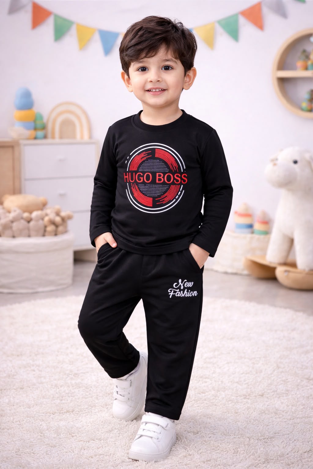 Hugo Boss Summer Full Sleeves Tracksuit 1-5 Y