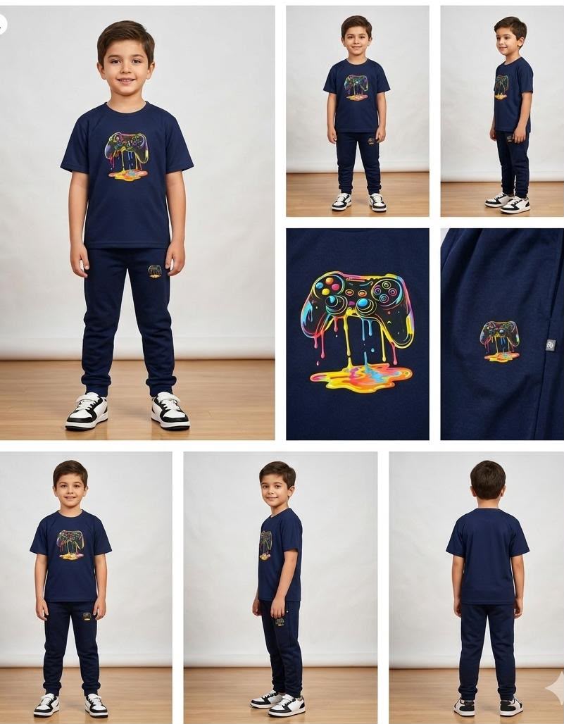 Gaming Design Navy Tracksuit 8-15 Y
