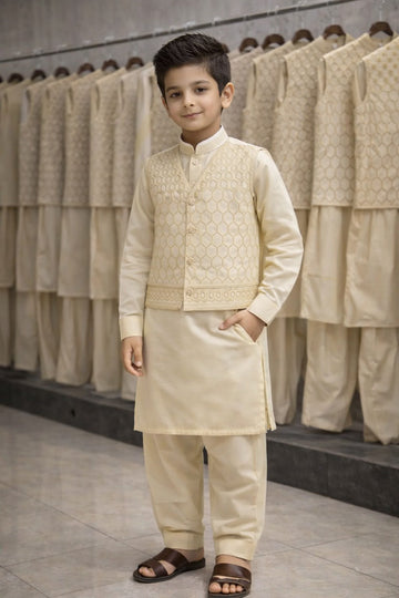 Embroidery Traditional suits 3 pcs ( 2-10 Y) Boski colour