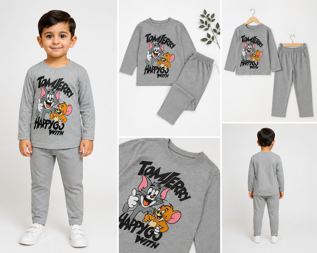 Tom & Jerry Beige Tracksuit