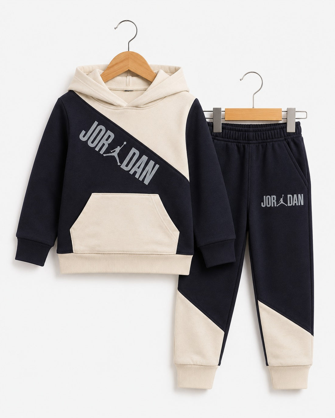Imported JJ Hoodie Tracksuit 1-14 Y CRM-NVY